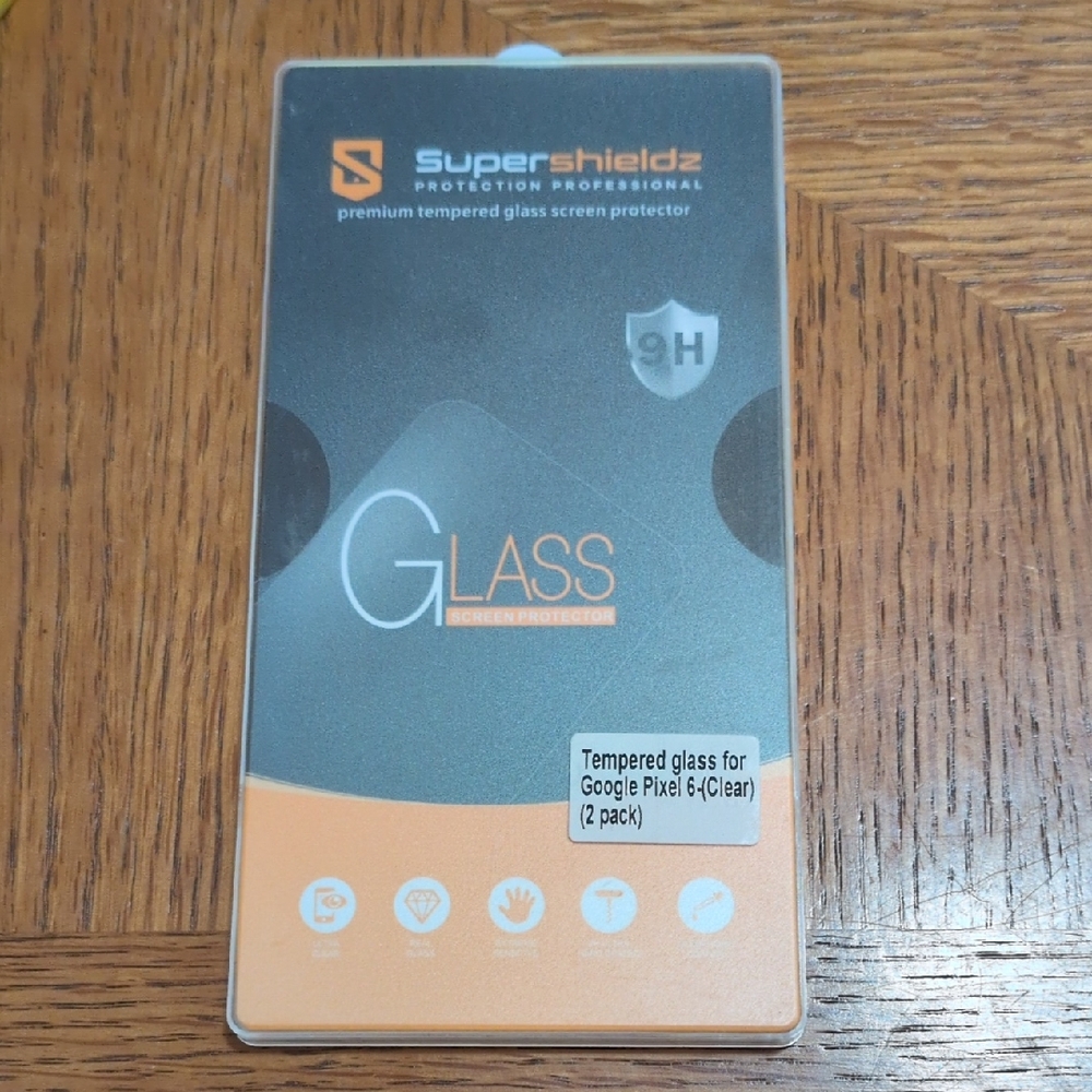 Super Shields Tempered Glass for Google Pixel 6 2-Pack Anti-Scratch